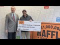 First $1,000,000 raffle winner claims grand-prize