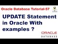 SQL UPDATE Statement in Oracle With Examples || Oracle Database Tutorial