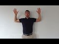 how to do the wall angel for tight shoulders