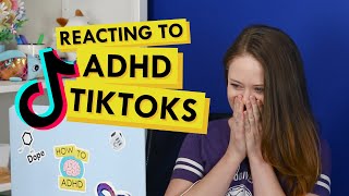 Reacting to ADHD Tiktoks!