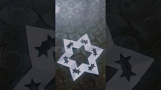 Paper star ⭐/paper cutting design/Christmas decoration ideas