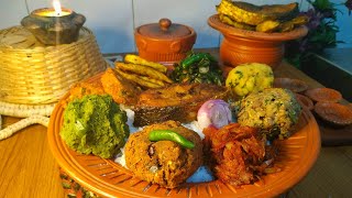 ১লা বৈশাখ স্পেশাল থালি | Noboborsho thali | Cooking studio by santa