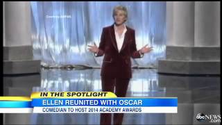 ▶ 86th Annual Academy Awards  Ellen DeGeneres Returns to Host the Oscars