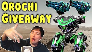 New 🔥 OROCHI GIVEAWAY 🔥 War Robots Mk2 Gameplay - WR