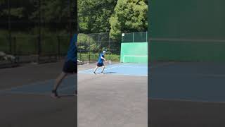 【悲惨😂】今はまだ世界一下手くそなテニススピンサーブ❗(笑)【テニスサーブ】(tennis)#Shorts