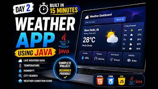 30 Days 30 Projects | Day 2 | Weather APP using AI Prompting in 15 mins