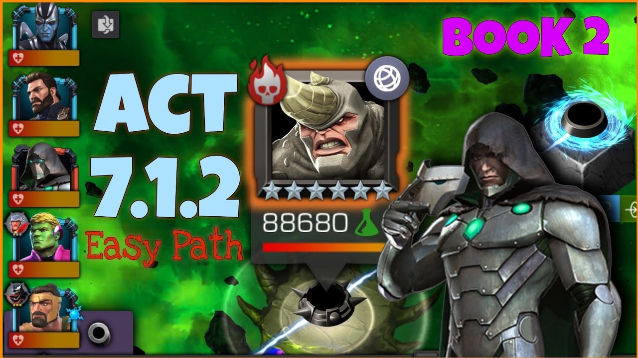 Act 7 1 2 Easy Path Initial Completion Mcoc Youtube