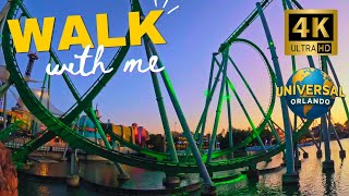 Universal Walking Tour 4K | Islands of Adventure | Sushi Royal Pacific | VelociCoaster & more