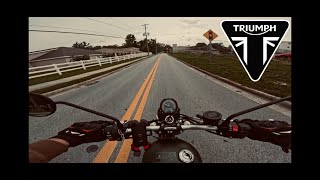 Pure Exhaust Sound - Triumph Scrambler 900 Khaki Green - Central Florida