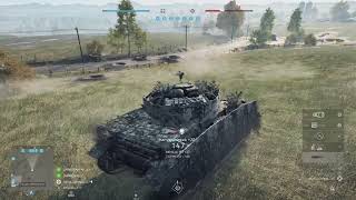 Battlefield V Panzer IV 450 Pushes The Americans Back to the Farm With The Help Of Fellow Tigers