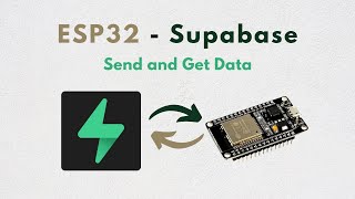 ESP32 With Supabase | Send and Get Data