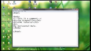 HTML Tutorial 5 html comments