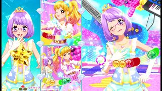 アイカツスターズ！七倉小春でPOPCORN DREAMING♪・とてもむずかしい(オーロラシエルコーデ)