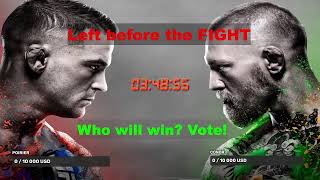 UFC 257 Fight Conor Mcgregor vs Dustin Poirier