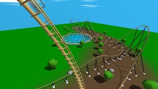Ultimate coaster 2 | GolenPit An Arrow Dynamics Steel Coaster