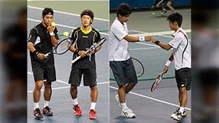 ニッケ全日本テニス選手権86th 準決勝  内山・杉田 VS 井藤・守屋