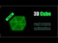 3D Cube Rotation | ONLY CSS | Allustrode