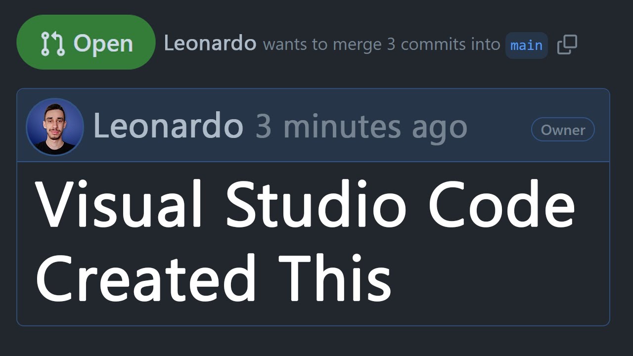 Create A Pull Request From Visual Studio Code [1/3] - YouTube