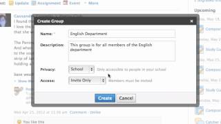 How to create a group