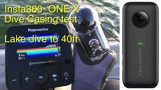 Insta360 ONE X dive housing test