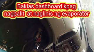 Chevrolet Sonic,Baklas dashboard kapag nagpalit st naglinis ng evaporator