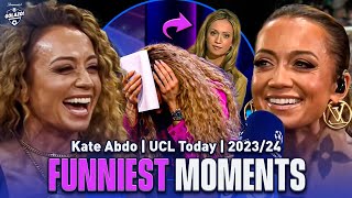 Kate Abdo's funniest moments from 2023/24 season! 😍 | UCL Today | CBS Sports Gol
