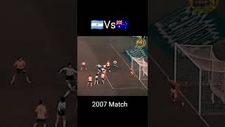 Argentina🇦🇷 Vs Australia🇦🇺 | 2007 Match | Argentina Win🇦🇷 0-1 #shorts #youtubeshorts #viralshorts