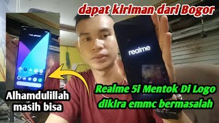 DAPAT KIRIMAN HP ‼️ REALME 5i HANYA MENTOK DI LOGO SAJA.