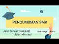 Pengumuman Jalur Zonasi dan Afirmasi (SMK Negeri 1 Barru) #ppdb2022 #smkbisa