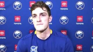 Tage Thompson Postgame Interview vs New York Islanders (5/3/2021)