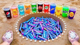 Mentos and Mirinda Mix it, Coca Cola, Chupa Chups, Fanta, Mtn Dew, Many Other Sodas Underground