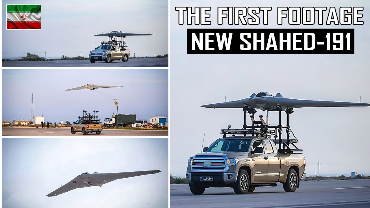 The First Footage Of Iran’s New Version Shahed-191 Strike Drone With A ...