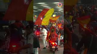 A 🏍️ rally the streets of Kolkata will never forget ❤️💛 | 1 year of winning the Super Cup 🏆