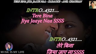 Tere Bina Jiya Jaye Na Karaoke With Scrolling Lyrics Eng. & हिंदी