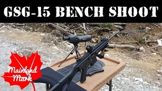 GSG-15 .22lr Bench Shoot