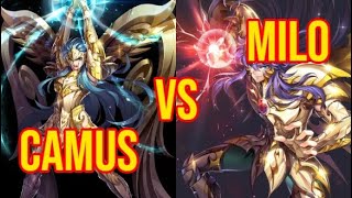 Camus de Acuario Divino vs Milo de Escorpion Divino / SAINT SEIYA SOLDIER SOUL