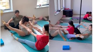 Extreme Leg Bending in Splits Training | Jaw-Dropping Flexibility