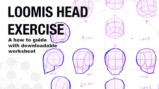 Unlock Drawing Mastery: The Loomis Method for Heads + Free Worksheet