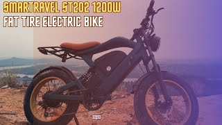 SMARTRAVEL ST202 1200W Dual Suspension Fat Tire Electric Mountain Bike