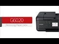 Canon PIXMA G6020 - Removing Paper Jams