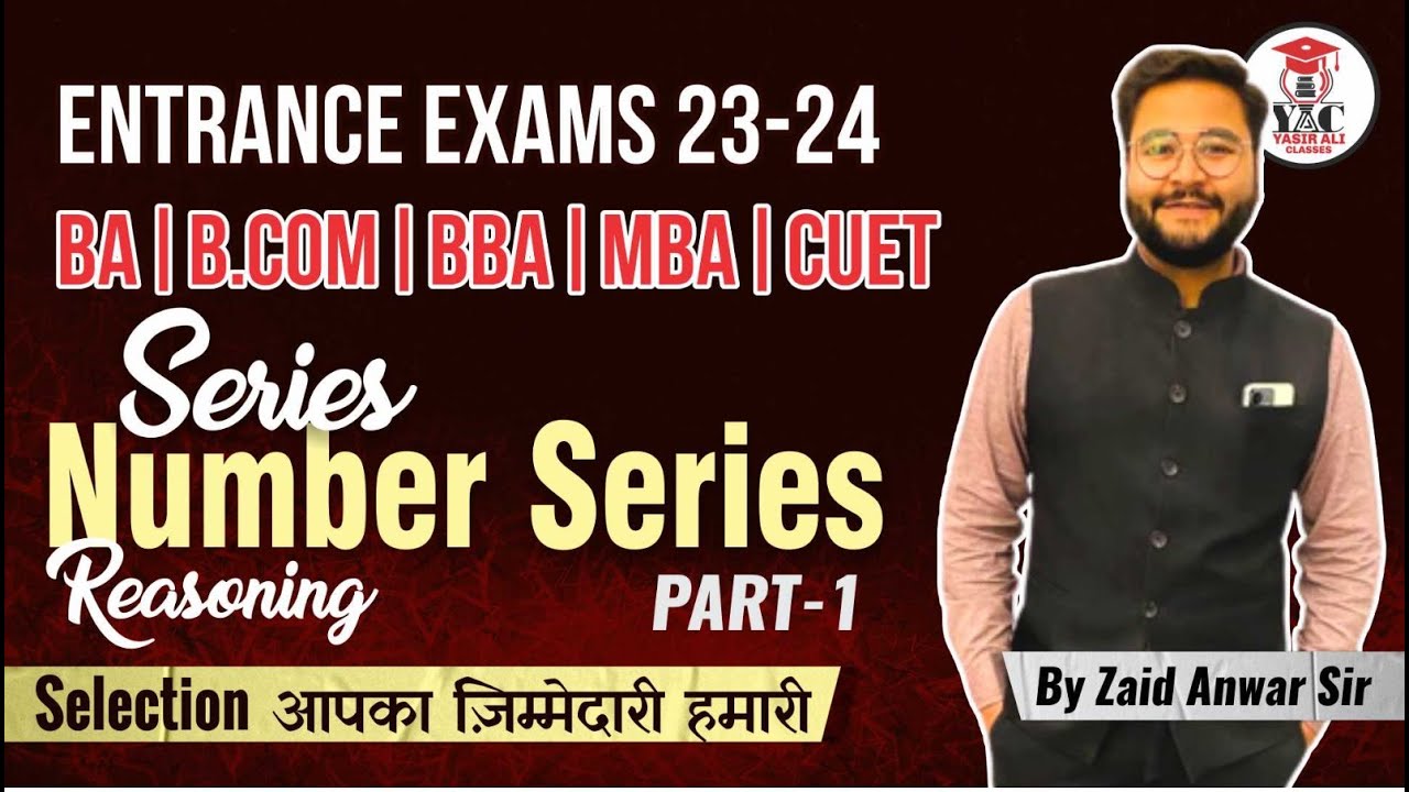 Series | Number Series | Reasoning | B.com | BA | B.A.LL.B | BBA | MBA ...