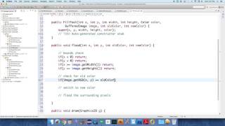 Java Pixel Paint 17 Flood Fill Algorithm