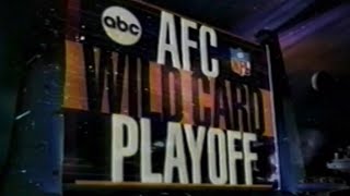 1999 AFC Wild Card Bills vs Titans ABC intro (music city miracle)