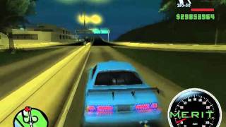 gta sa top speed test cars:merit