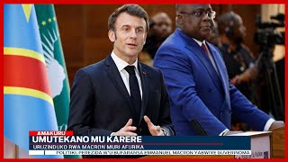 Perezida Macron yabwiye Tshisekedi ko ibibazo by'umutekano bafite ari ibyabo ubwabo