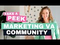 What's inside the Digital Marketer's Workgroup? A community for freelancer marketers + marketing VAs