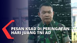 Peringatan Hari Juang TNI AD, Jenderal Dudung Abdurachman Minta Seluruh Jajaran Introspeksi