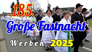 185. Fastnacht in Werben 2025 / Große Fastnacht #brauchtum #tradition