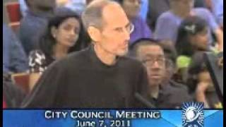 Steve Jobs Presents to the Cupertino City Council (6-7-2011) part 1 of 2