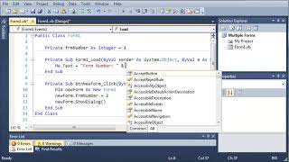 Visual Basic Tutorial - 98 - Showing Multiple Forms